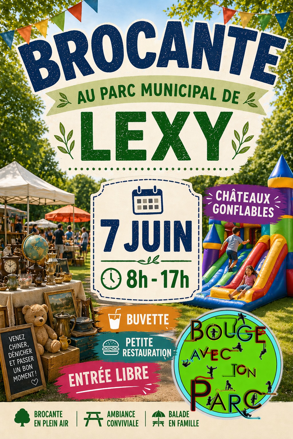 Brocante de Lexy 8 Juin 2026